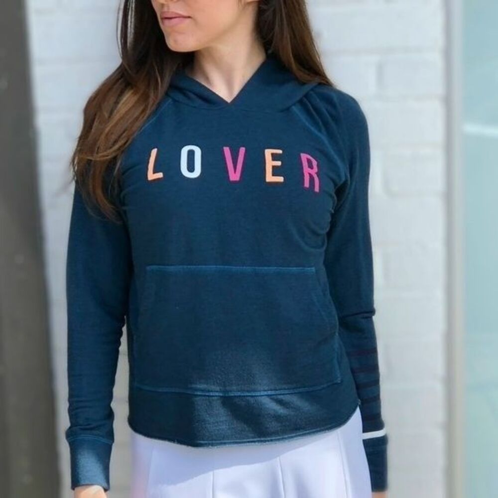 Sundry Lover Pullover Hoodie Sweatshirt Super Soft Womens 1 Small blue